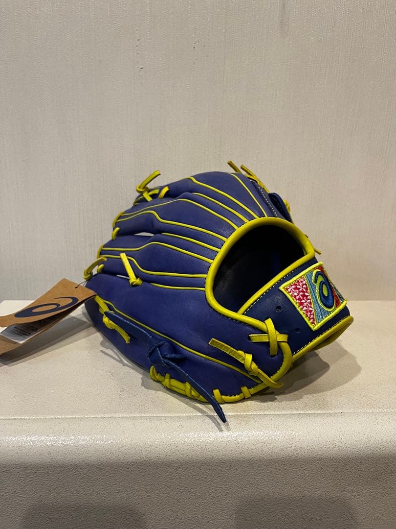新品　アシックス　野球 軟式グラブ 外野手用 シキサイ　グローブ　右投げ用　12