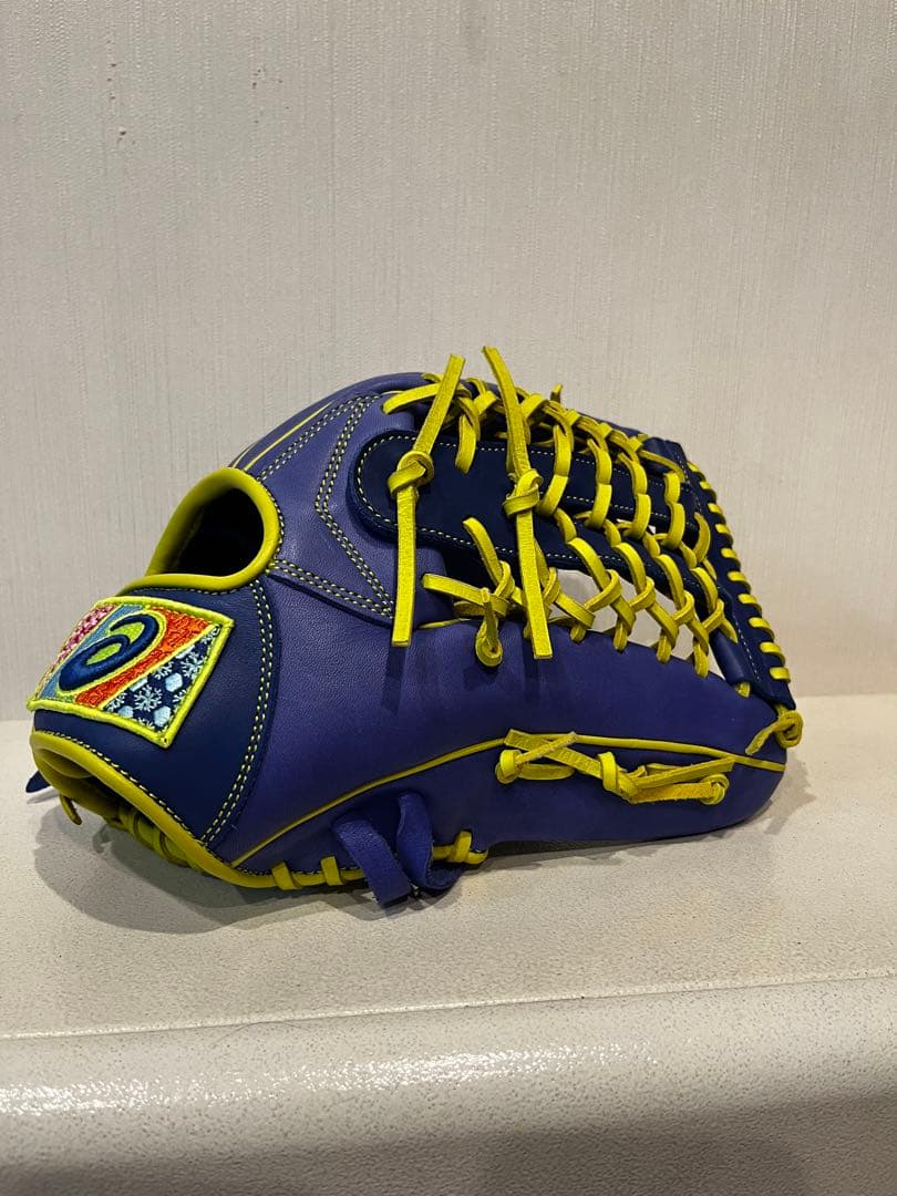 新品　アシックス　野球 軟式グラブ 外野手用 シキサイ　グローブ　右投げ用　12