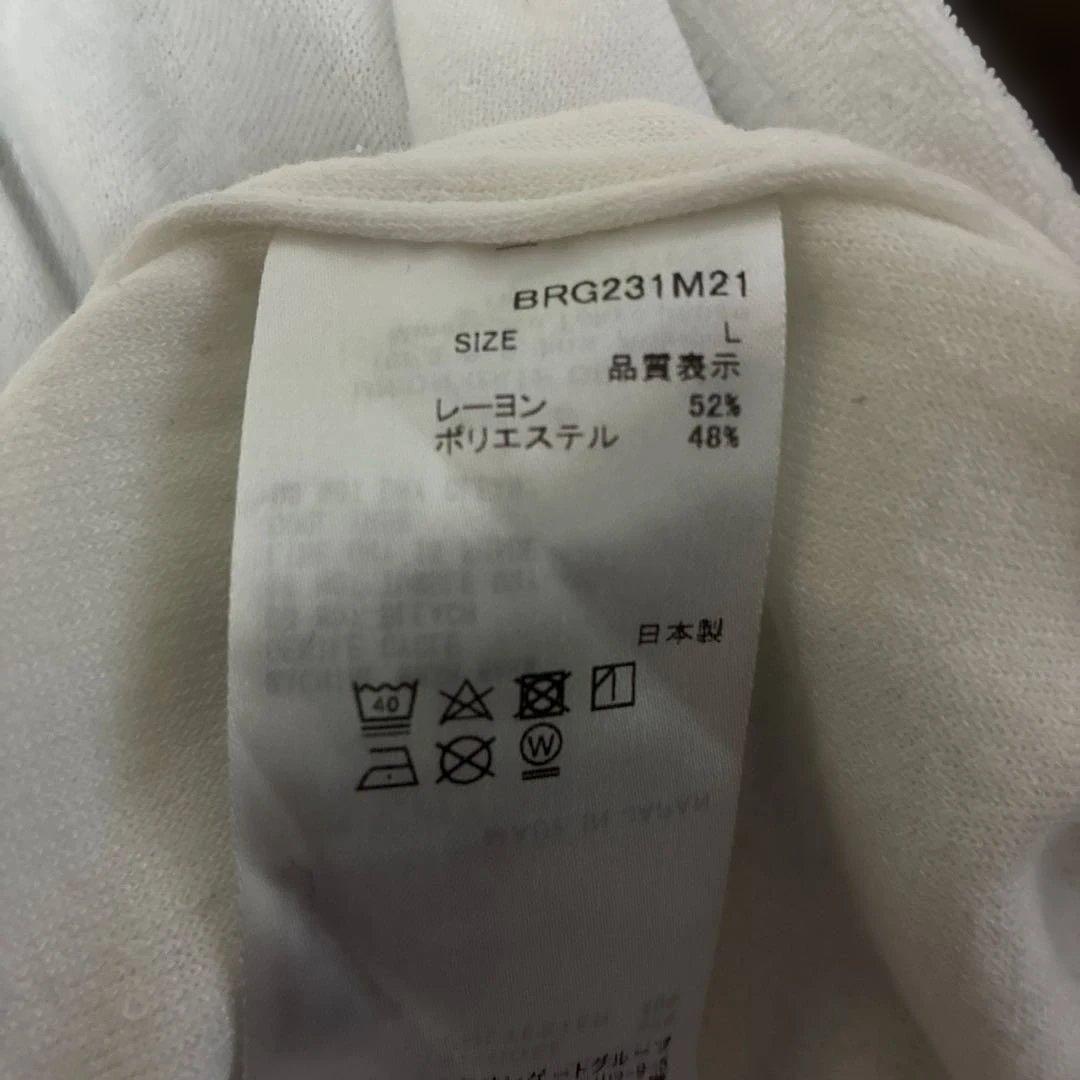 ブリーフィング　ホワイト ポロシャツ メンズ