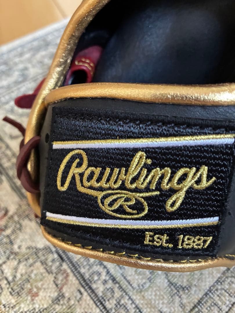 Rawlings 軟式グローブ 12インチ 黒赤