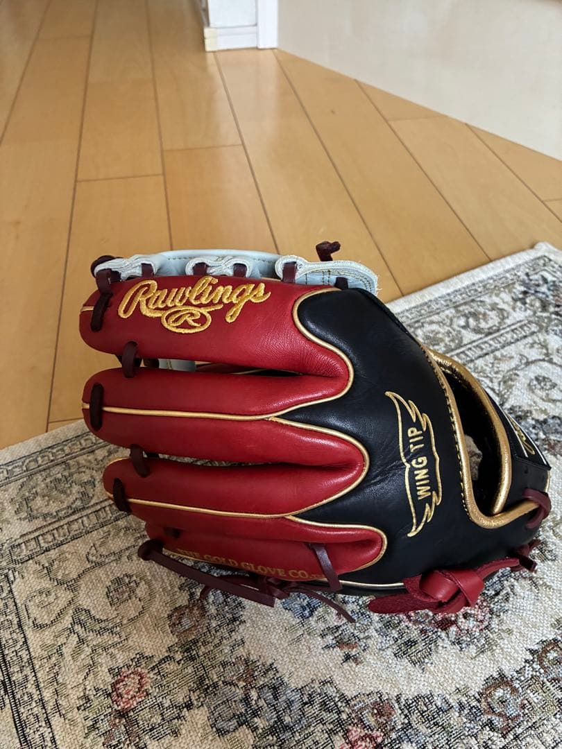 Rawlings 軟式グローブ 12インチ 黒赤
