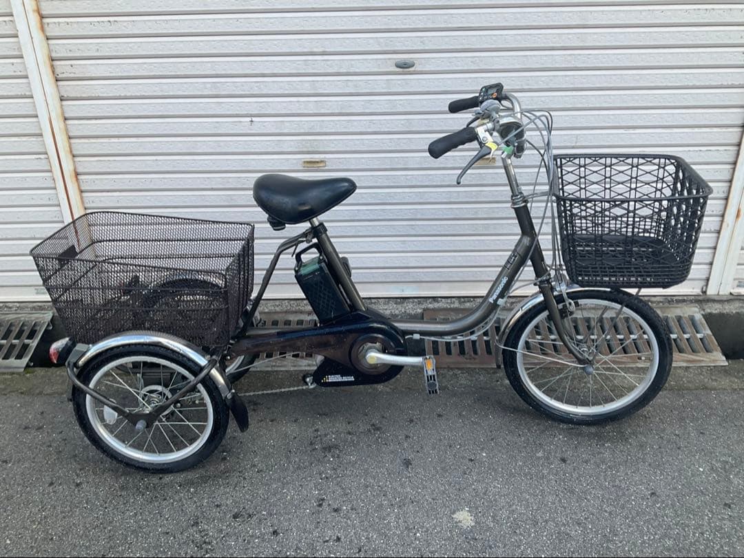 パナソニック最新機種電動アシスト自転車vivi LIFE3輪車前18後16インチ