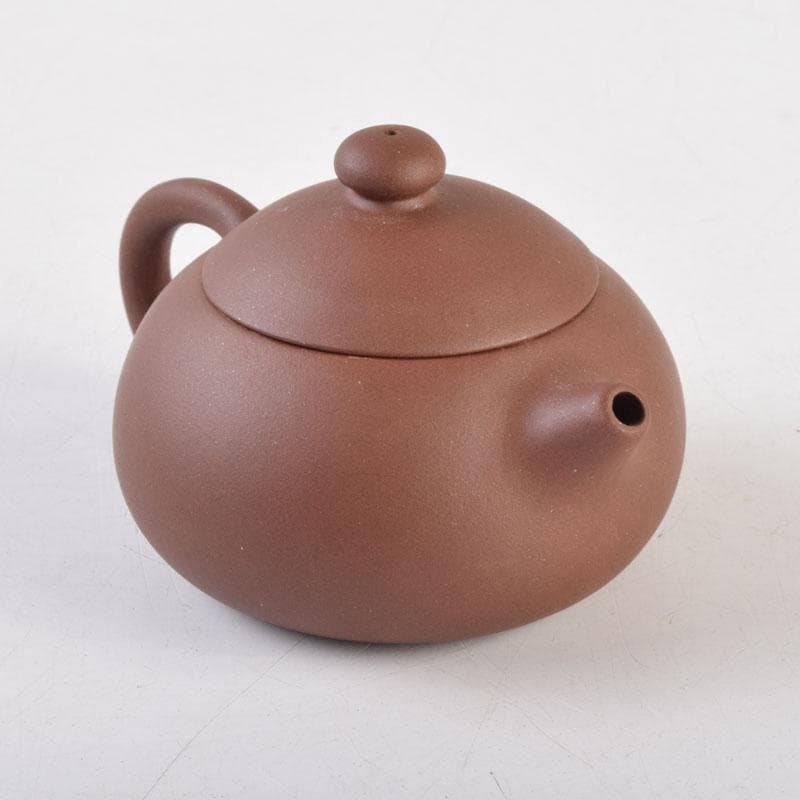 きち 　中国　宣興紫砂銘　紫砂　朱泥　急須　茶壷　C　9218