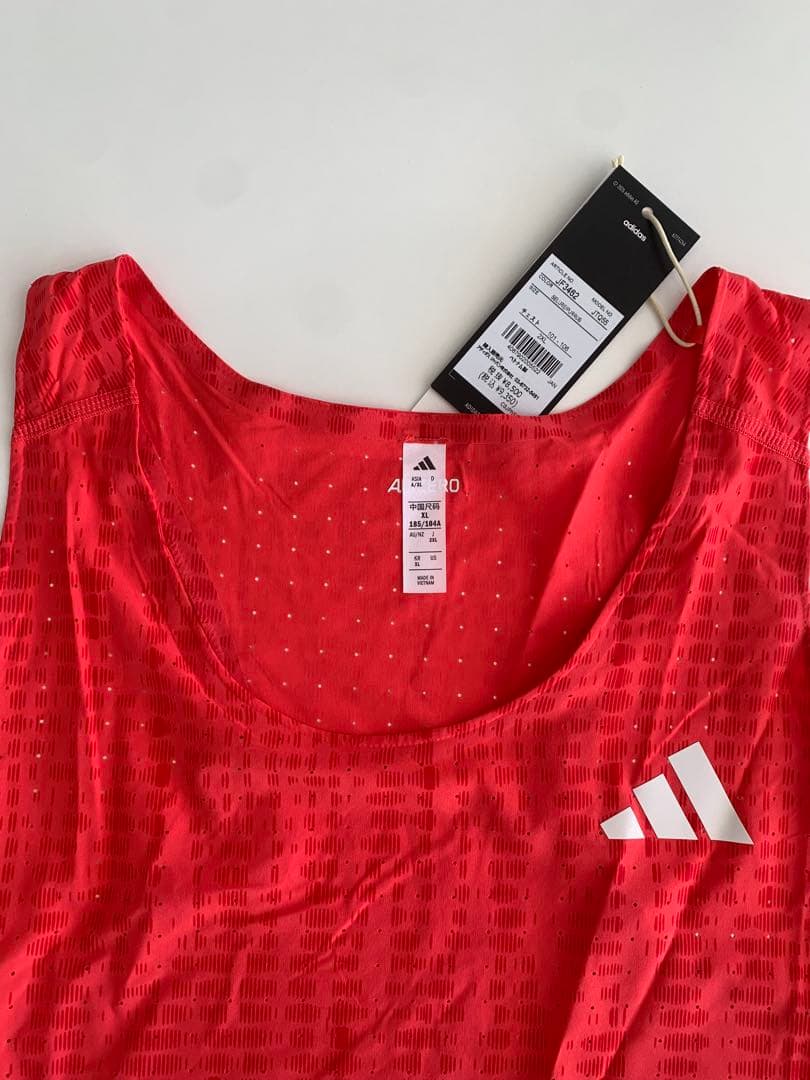 アディダス　アディゼロ　シングレット　XXL adidas adizero