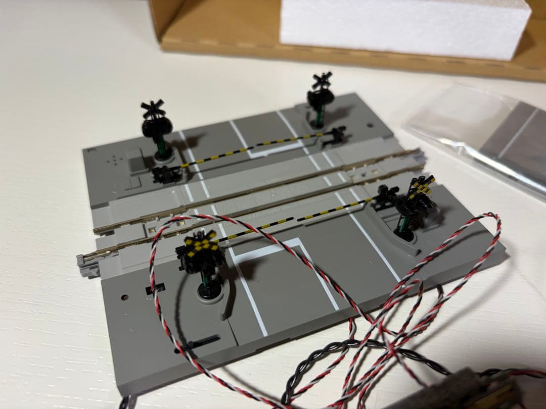 (T) KATO UNITRACK 自動踏切S基本セット 電動ポイントセット