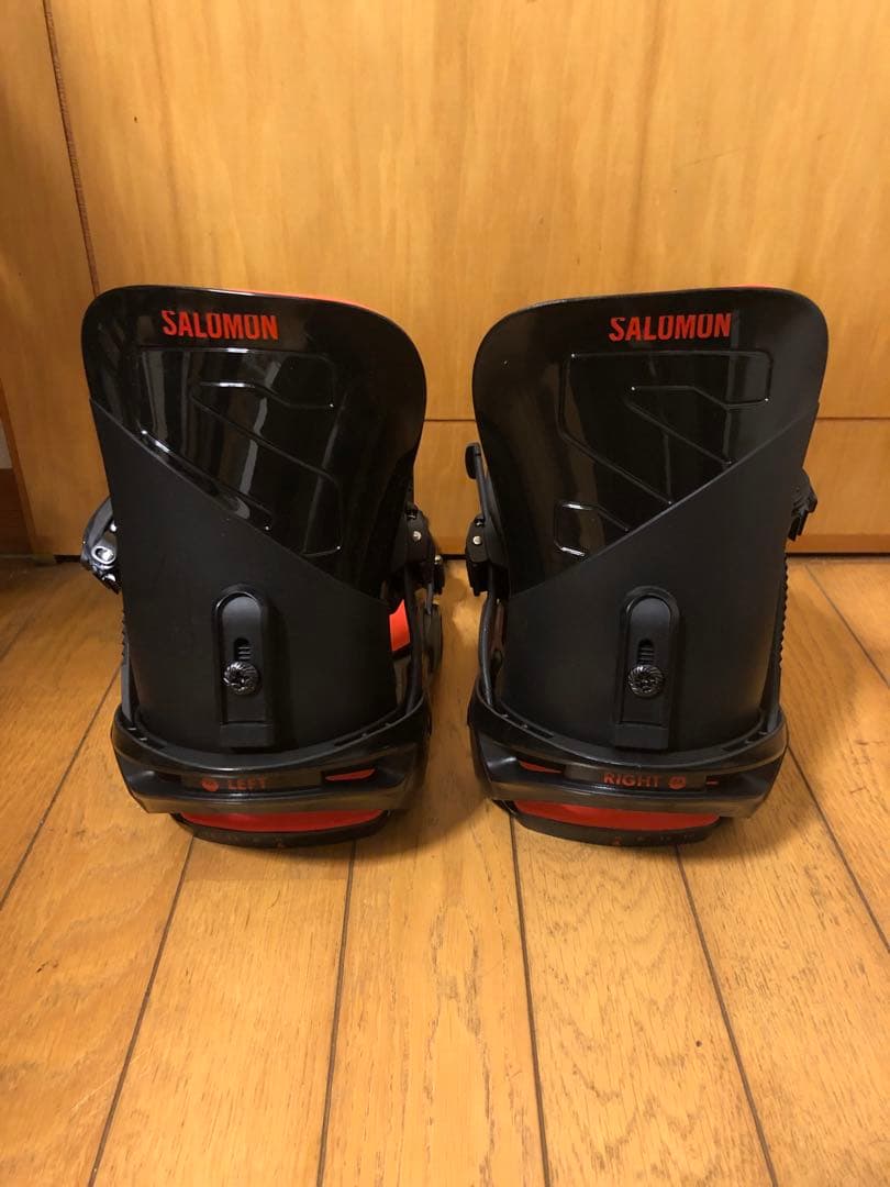 SALOMON スノーボードビンディング ブラック/レッド