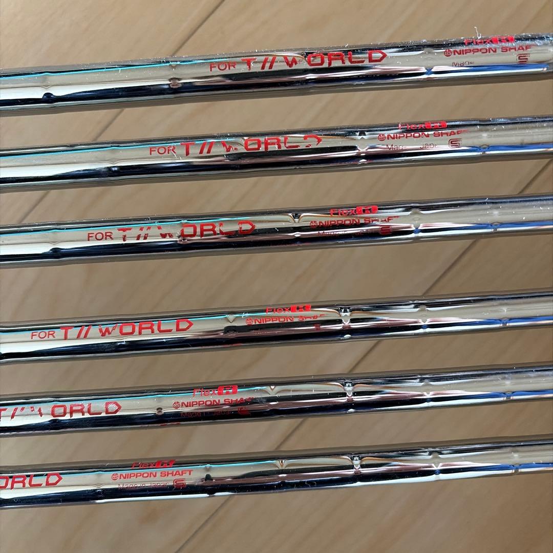 HONMA TW747VX フォージドアイアンセット 6本　純正モーダスR