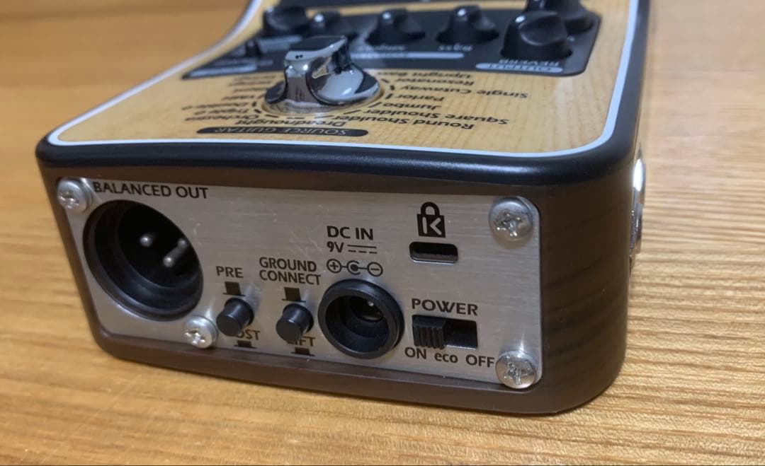 zoom ac-2 アコースティックギター用プリアンプ
