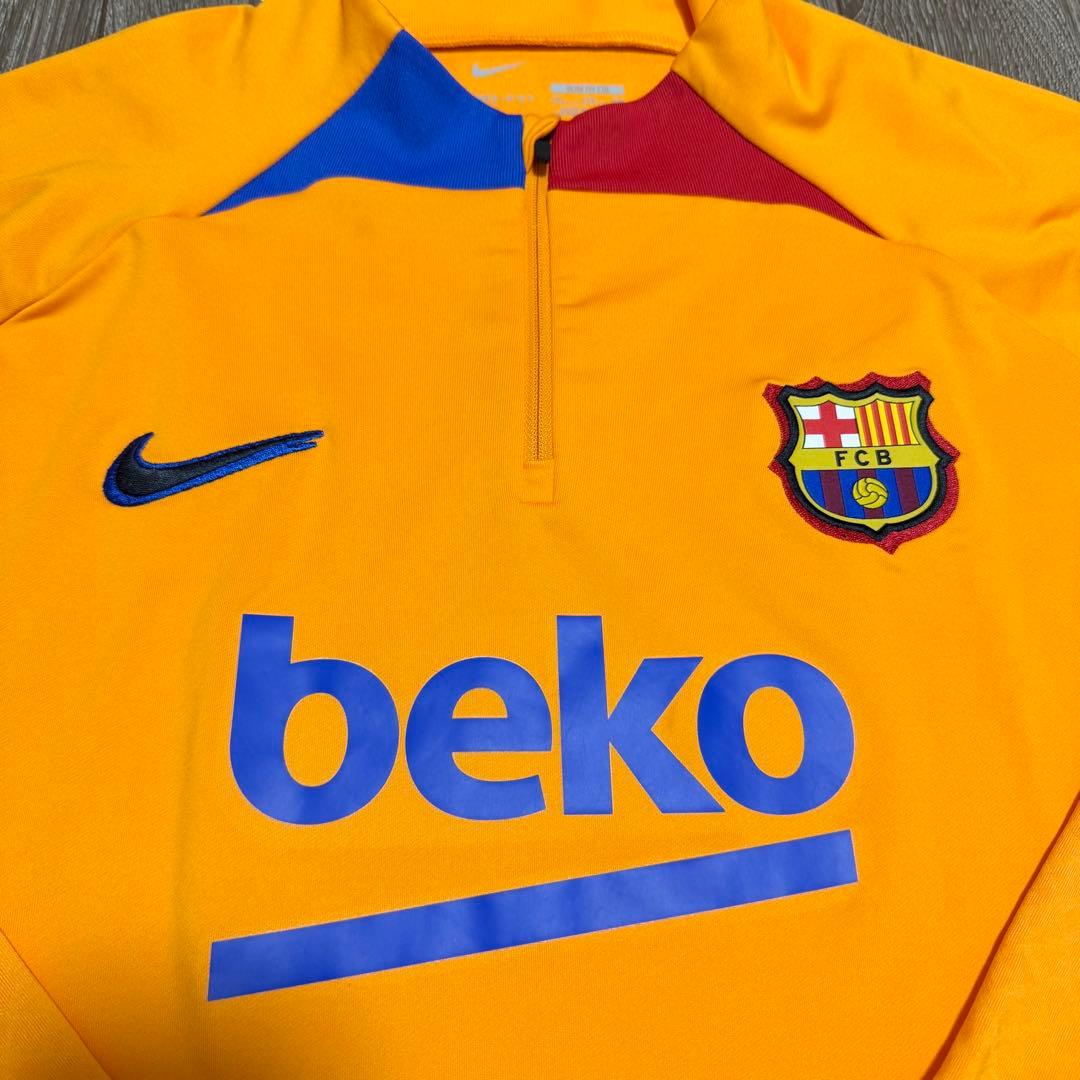 超美品 Nike FC バルセロナ 選手着用 トレーニングジャージ 上下セット