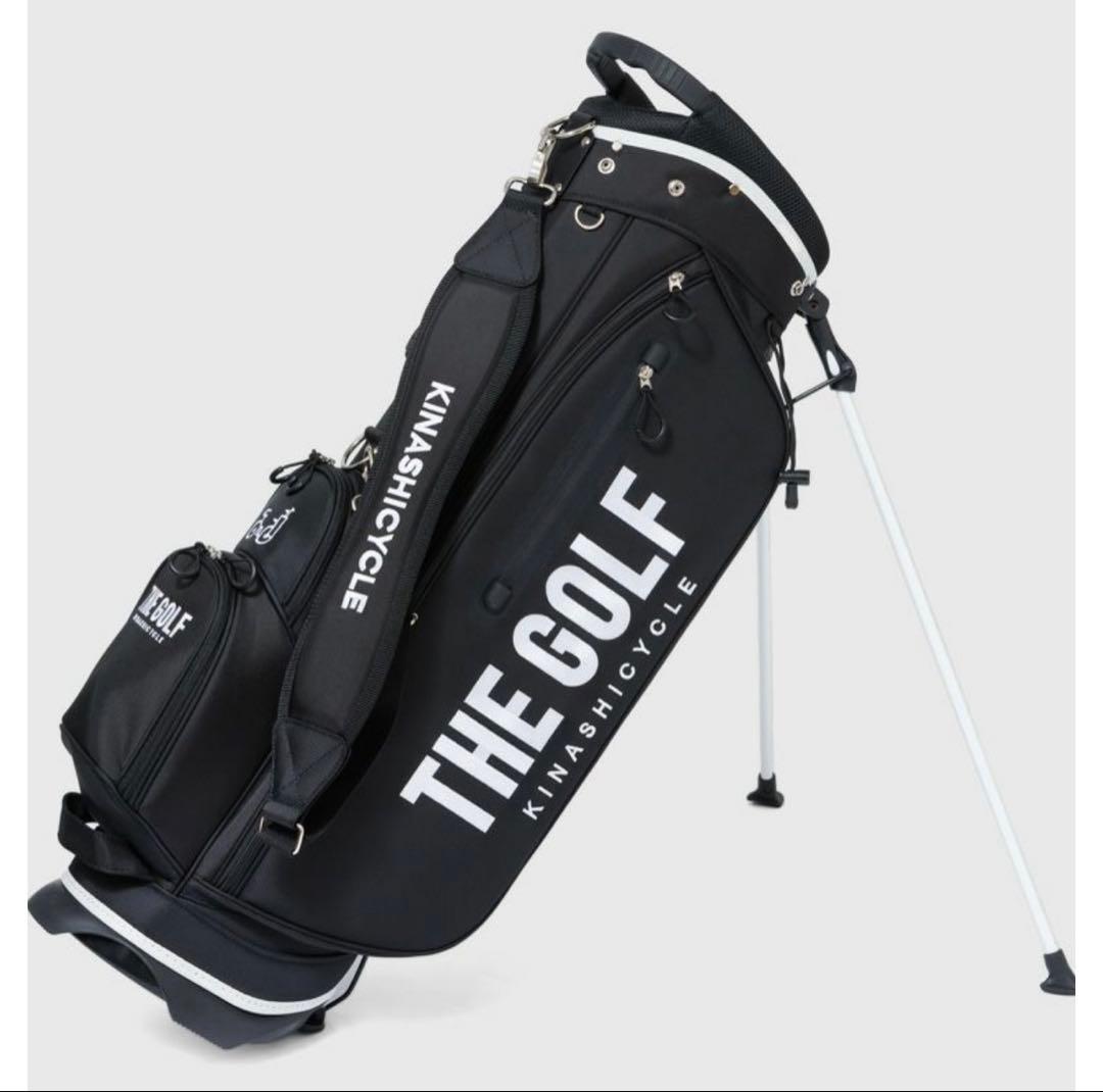 【新品未使用】キャディバッグ　THE GOLF ブラック×ホワイト
