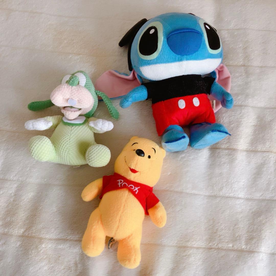 【送料無料】 ディズニー キャラクター ぬいぐるみ ミッキー ミニー プーさん他