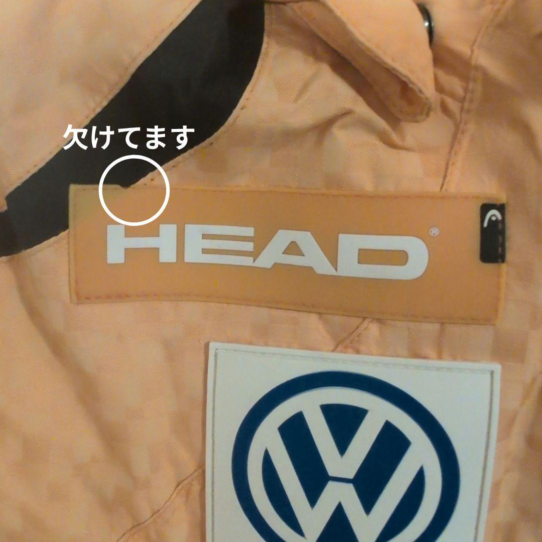 ミズノ スキーウェア 上下セット Sサイズ Volkswagenコラボ オレンジ