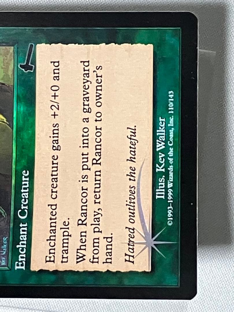 MTG 怨恨 FOIL UL Rancor