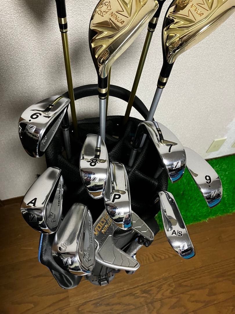 カタナゴルフ　NINJA ゴルフクラブセット 14本フルセット　カーボン　SR