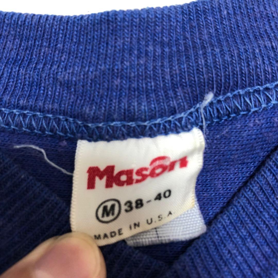 80s フットボール Tシャツ　 Mason USA