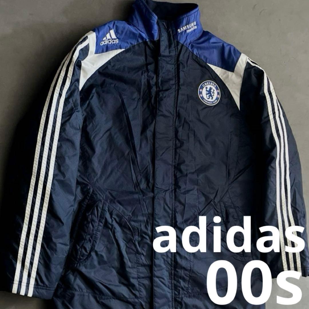希少◎00s adidas 中綿ベンチコート　vintage