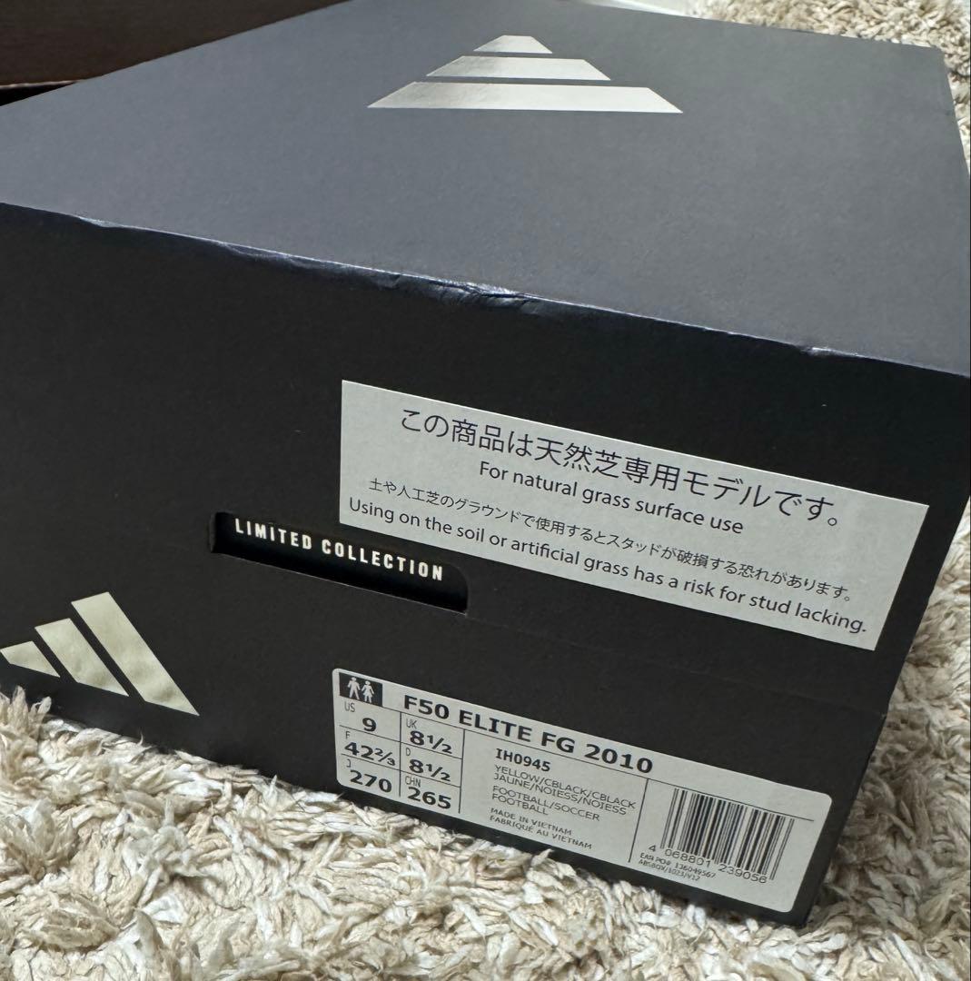 adidas F50 エリート FG 2010 復刻 27cm