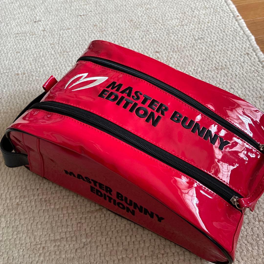 MASTER BUNNY EDITION エナメルレッドシューズケース