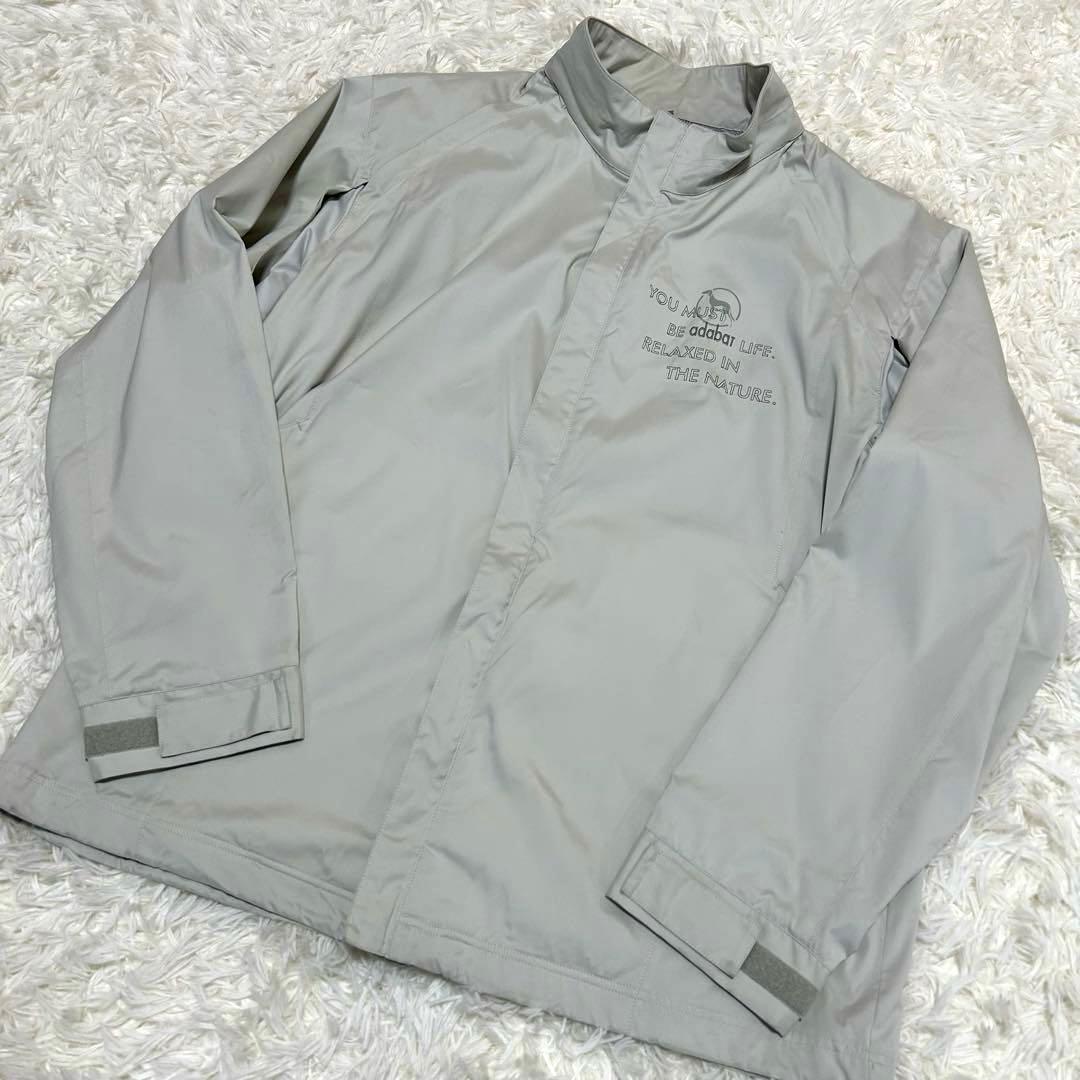 【アダバット】秋冬 ロゴマーク 長袖 ゴルフ ブルゾンジャケット 2way