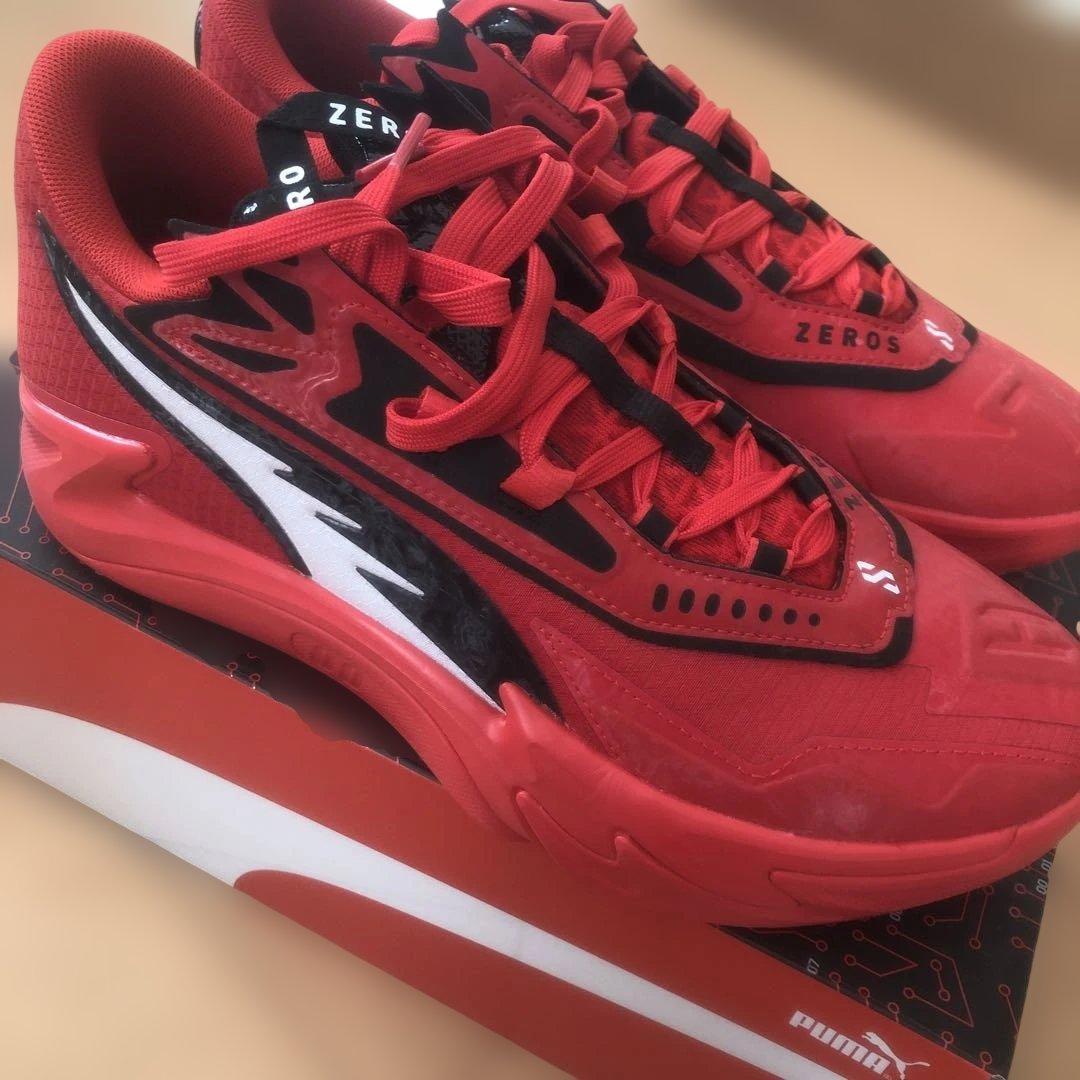 PUMA ZEROS バスケットボールシューズ レッド　28㎝