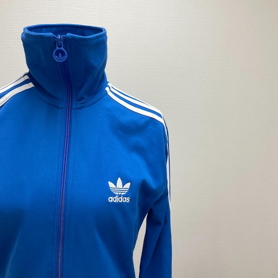 adidasカラートラックジャケット ジャージ　青