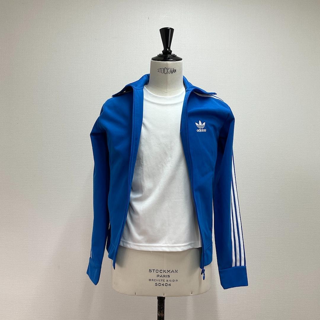 adidasカラートラックジャケット ジャージ　青