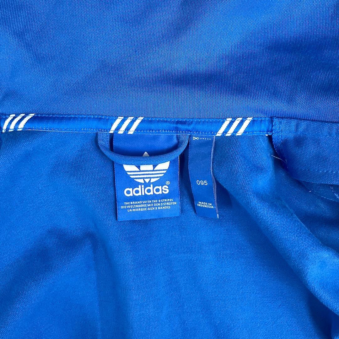 adidasカラートラックジャケット ジャージ　青