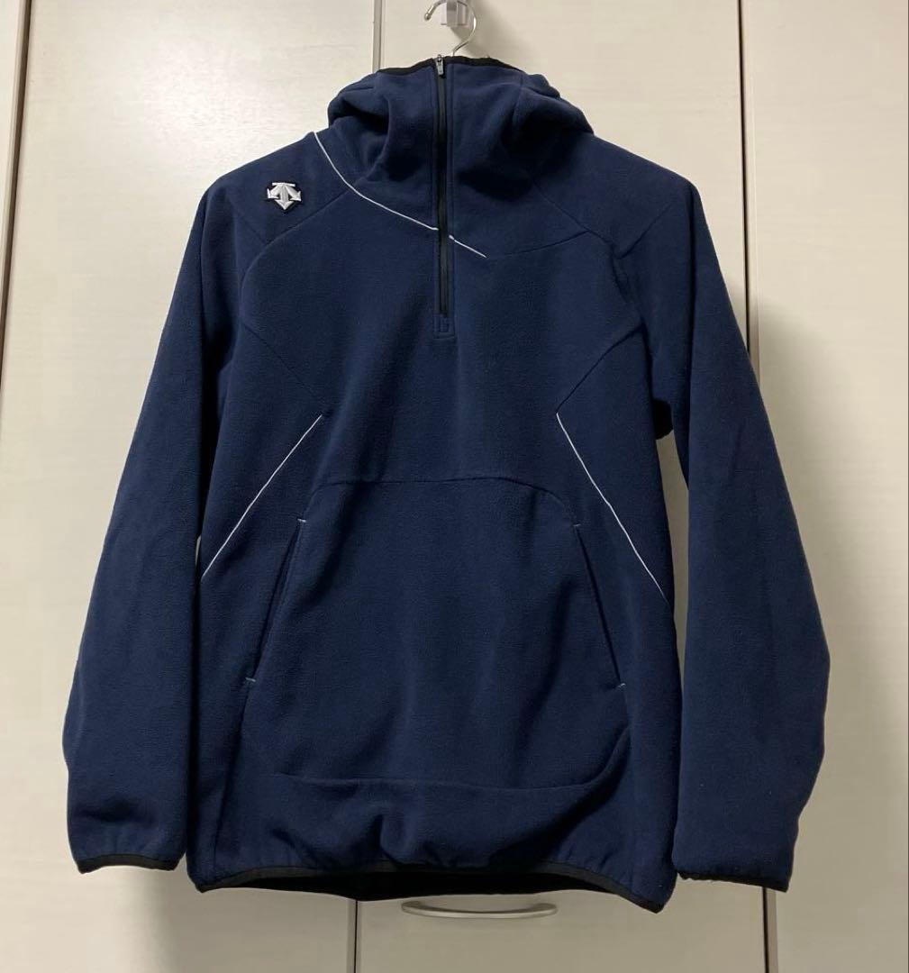 DESCENTE デサント ハーフジップ フリース パーカー メンズ L