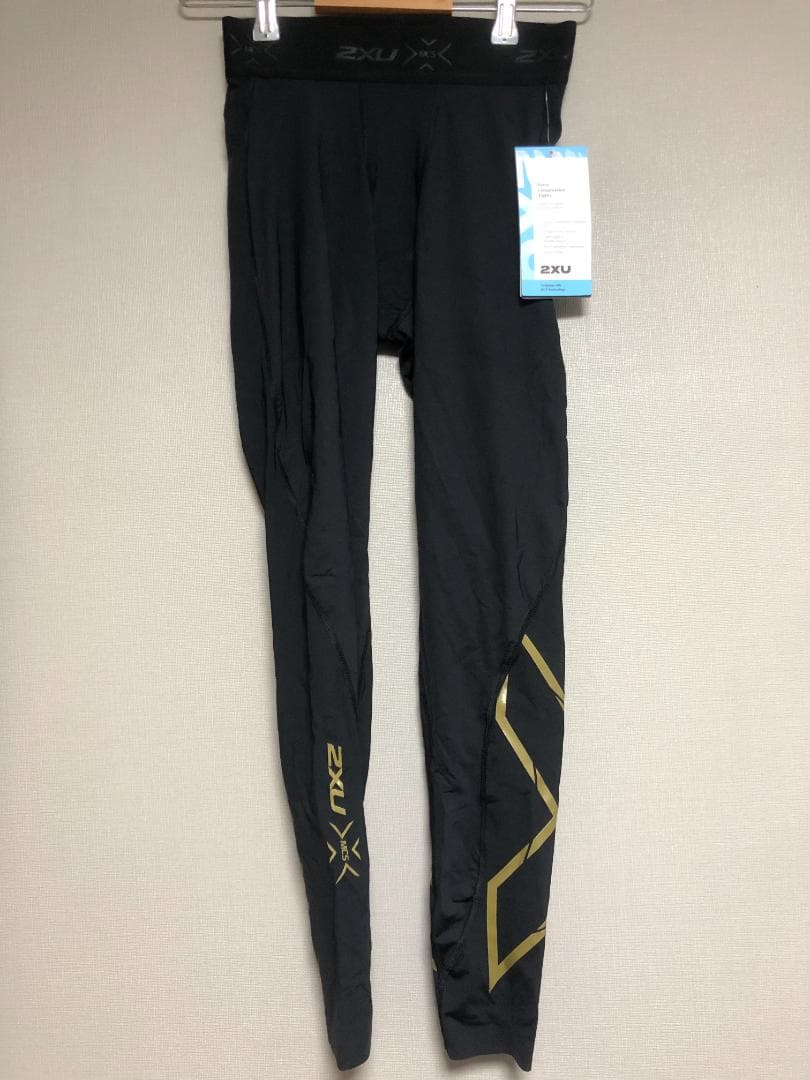 未使用 2XU MCSクロストレ コンプレッションタイツ ロゴベルト M