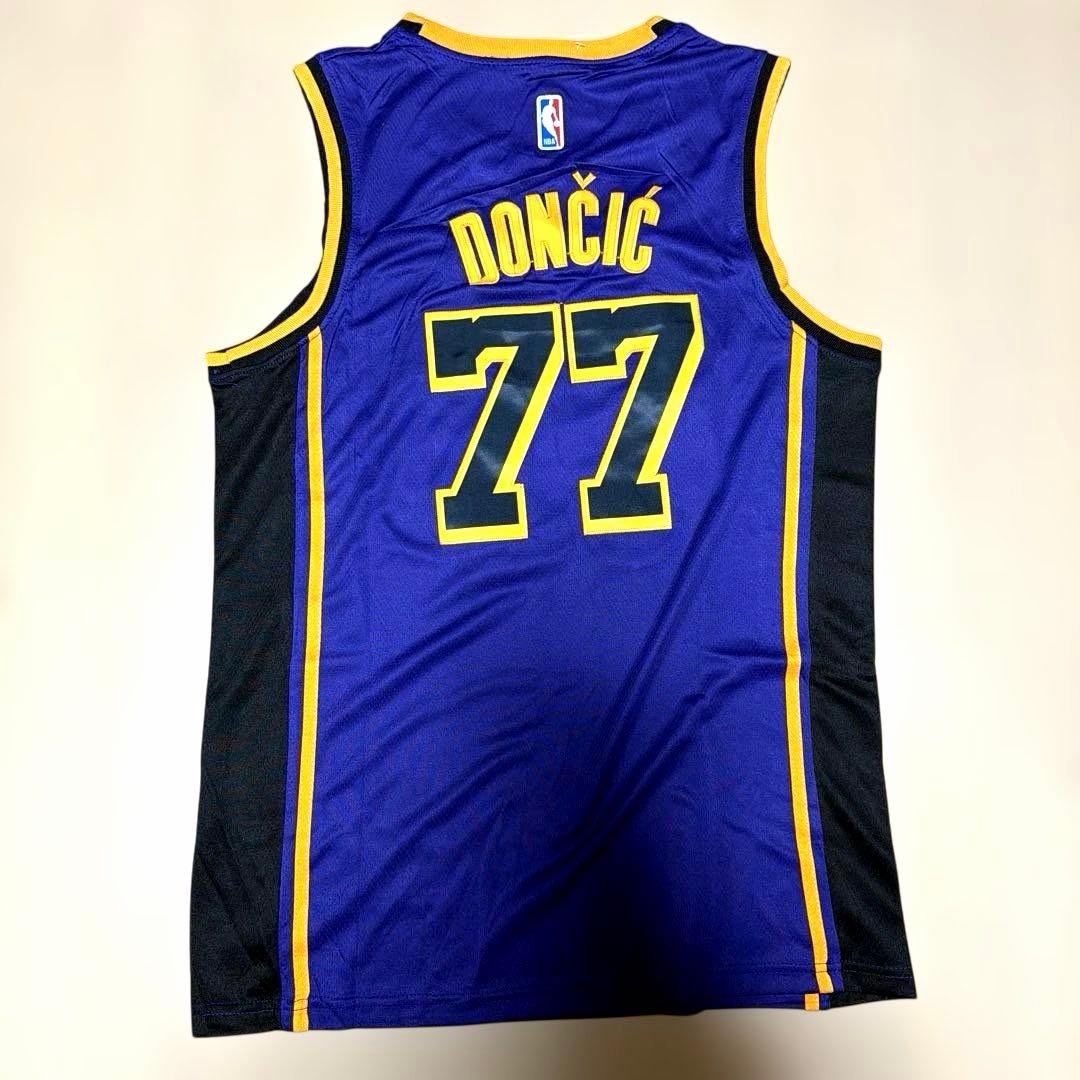 【NBA】レイカーズ ルカドンチッチ 背番号77番 バスケユニフォーム
