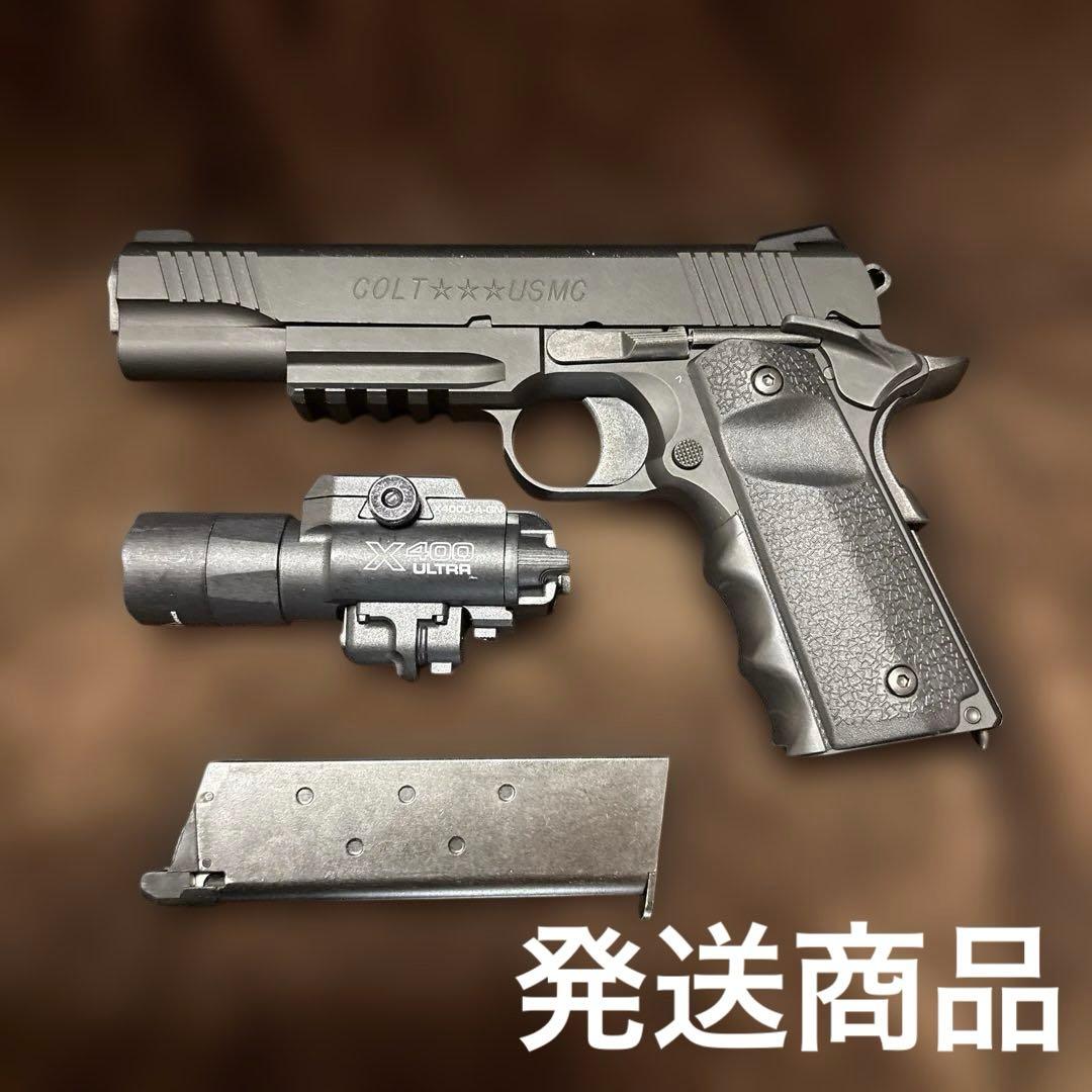 東京マルイ ガスブローバック M45A1 ブラック ガバメント MEU 好きにも