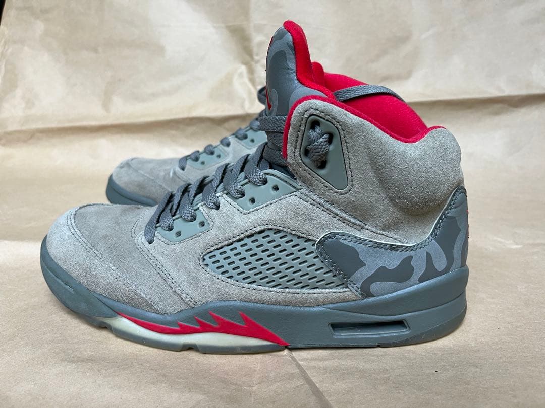 シューズ(男性用) JORDAN5 RETRO P51 CAMO 26.5 USED