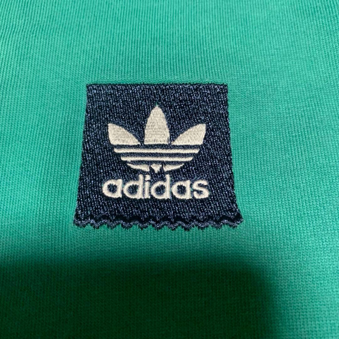 adidas★アディダス★スリーライン★ラガーシャツ★長袖★マルチカラー★M古着
