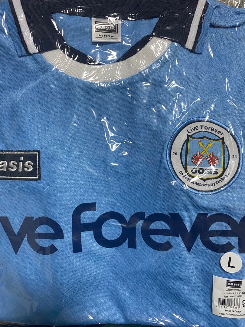 Oasis 30th オアシス フットボールシャツ 限定 L