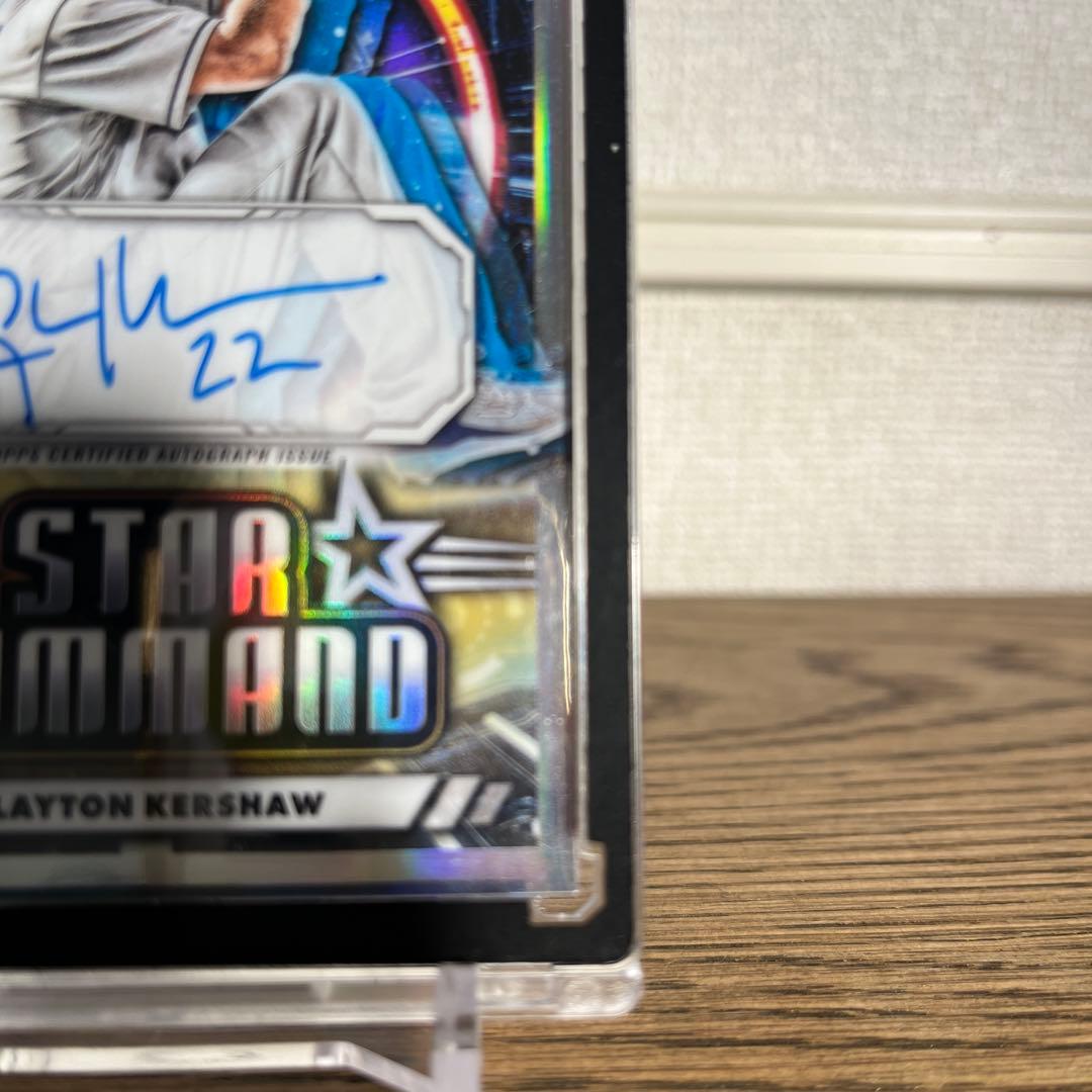 Topps クレイトン カーショー　直書き 背番号インスク入り 直筆サインカード