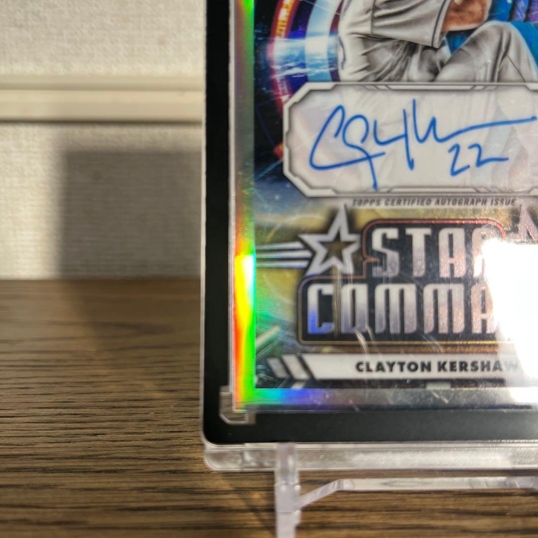 Topps クレイトン カーショー　直書き 背番号インスク入り 直筆サインカード