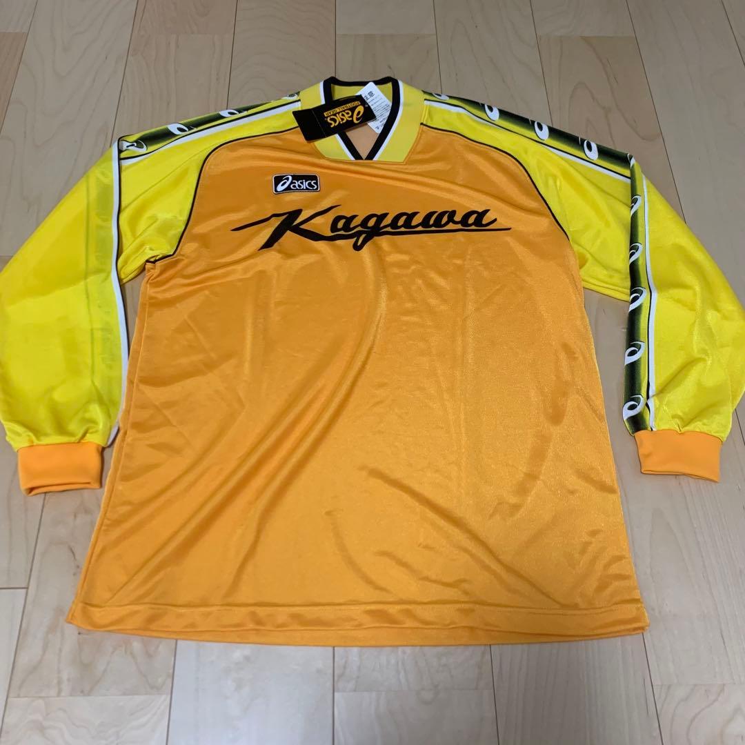 新品アシックスasics国体サッカー香川代表ロングスリーブジャージO