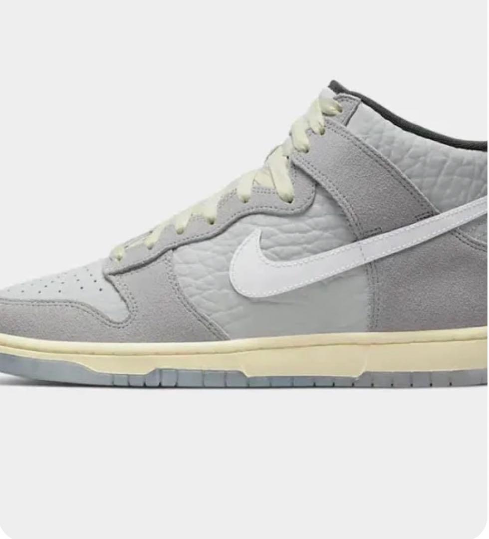 NIKE DUNK HIGH PRMグレー/ホワイト　29.5cm