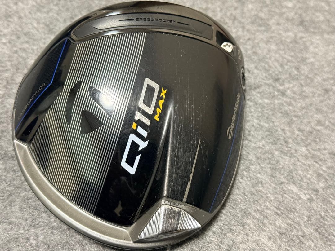 【中古】TaylorMade Qi10 MAX ドライバー ヘッド 10.5°