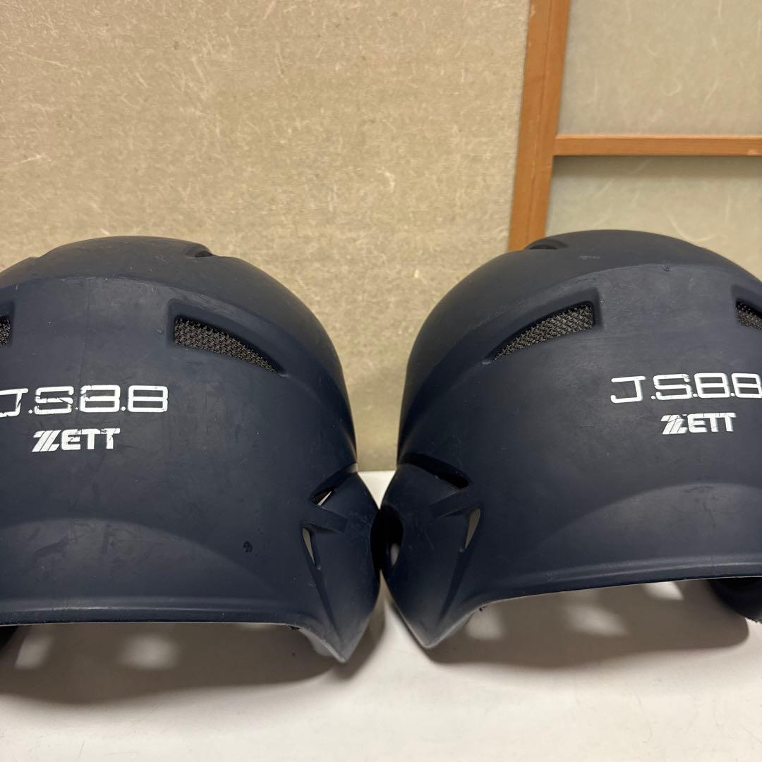 【5個セット】ZETT 打者用ヘルメット BHL361 JSBB ネイビー