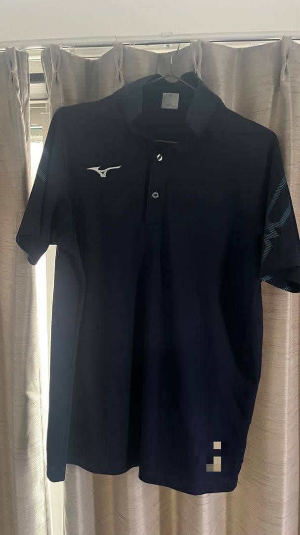 Mizuno シャツセット ホワイト ネイビー レッド