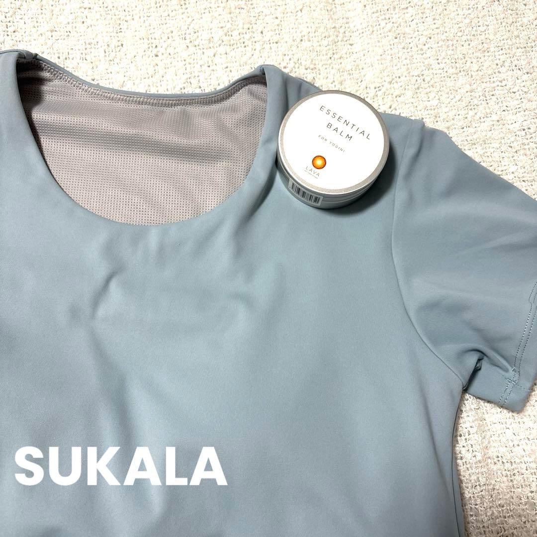 SUKALA サイドギャザーカップ付きTee Mサイズ＆エッセンシャルバーム