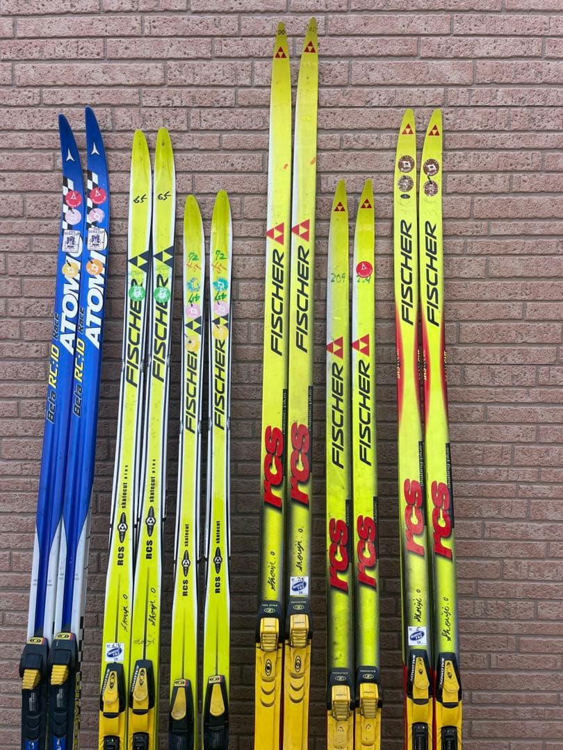 クロスカントリースキー　６セット　ノルディック　フィッシャー・アトミック