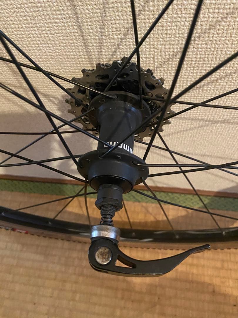 WH-RS100 リアのみ　タイヤチューブスプロケ付き　リムブレーキ　送料込