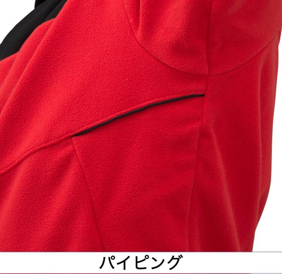 ミズノプロ フリースフーディ(厚手)12JE2K2762 レッドOサイズ