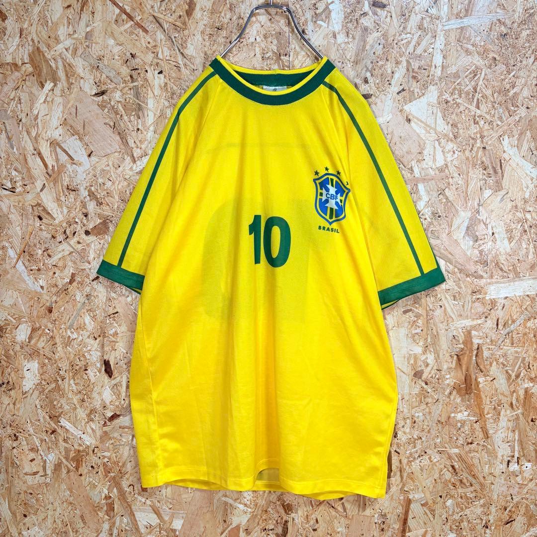 ブラジル製ブラジル代表リバウドシャツ10番サッカーワールドカップ