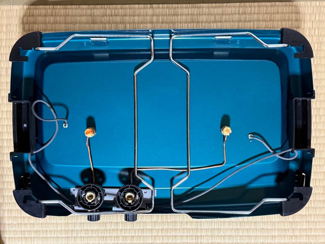 SOTO ツーバーナーコンロ 青　専用バッグ付き