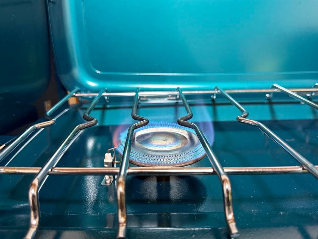 SOTO ツーバーナーコンロ 青　専用バッグ付き
