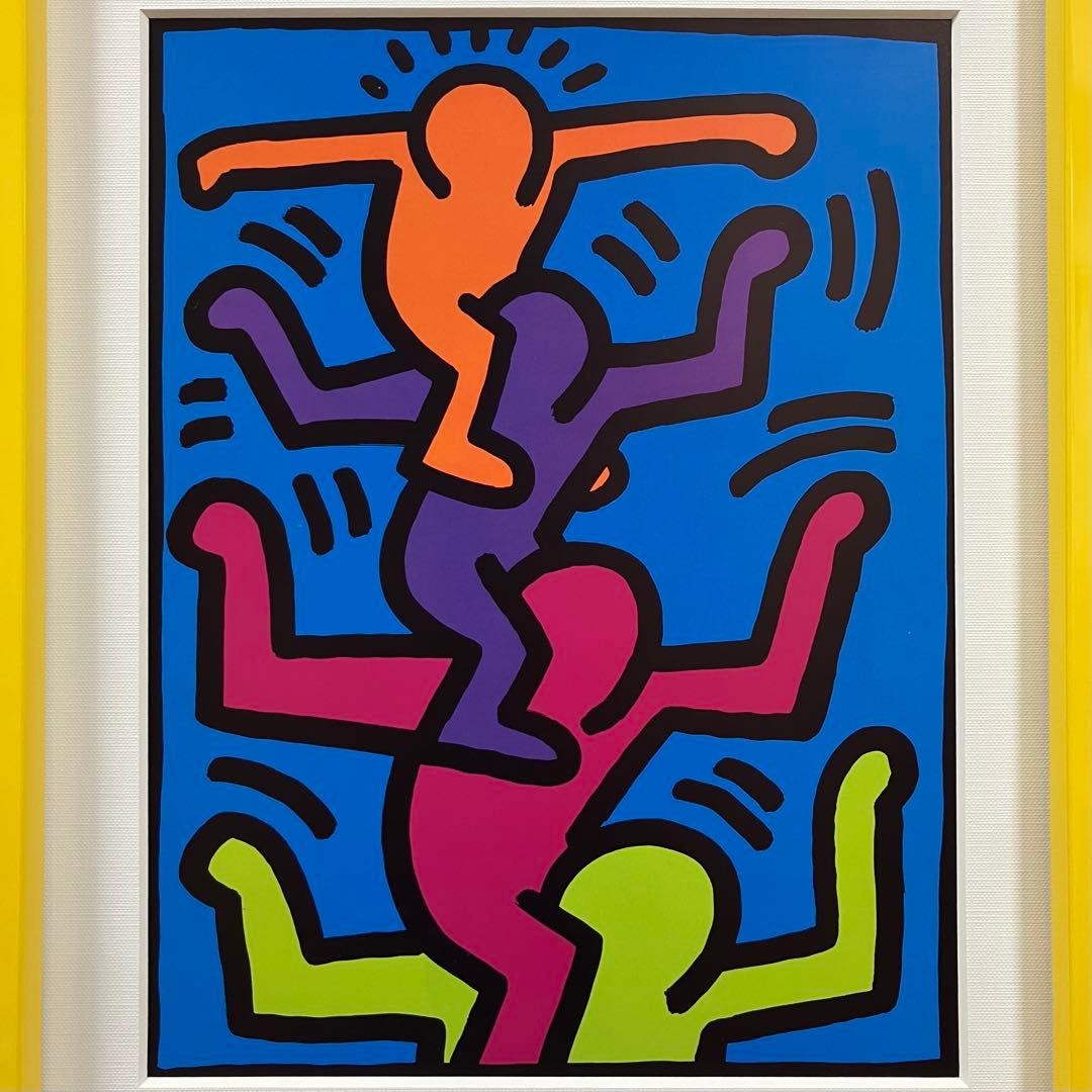 92年製 Keith Haring キースヘリング 額装済 オフセット ポスター