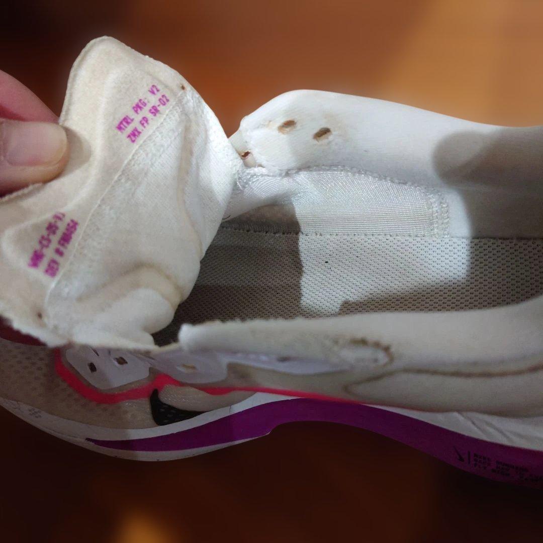 Nike Zoom Fly スパイクシューズ ホワイト/ピンク/ブラック27cm